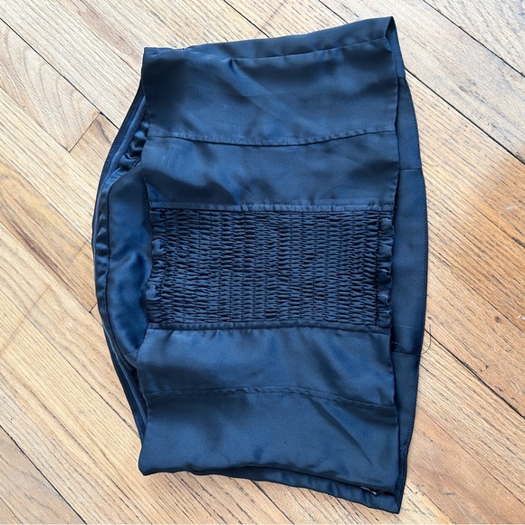 Wild Fable Black Ruched Strapless Top - Picture 2 of 6